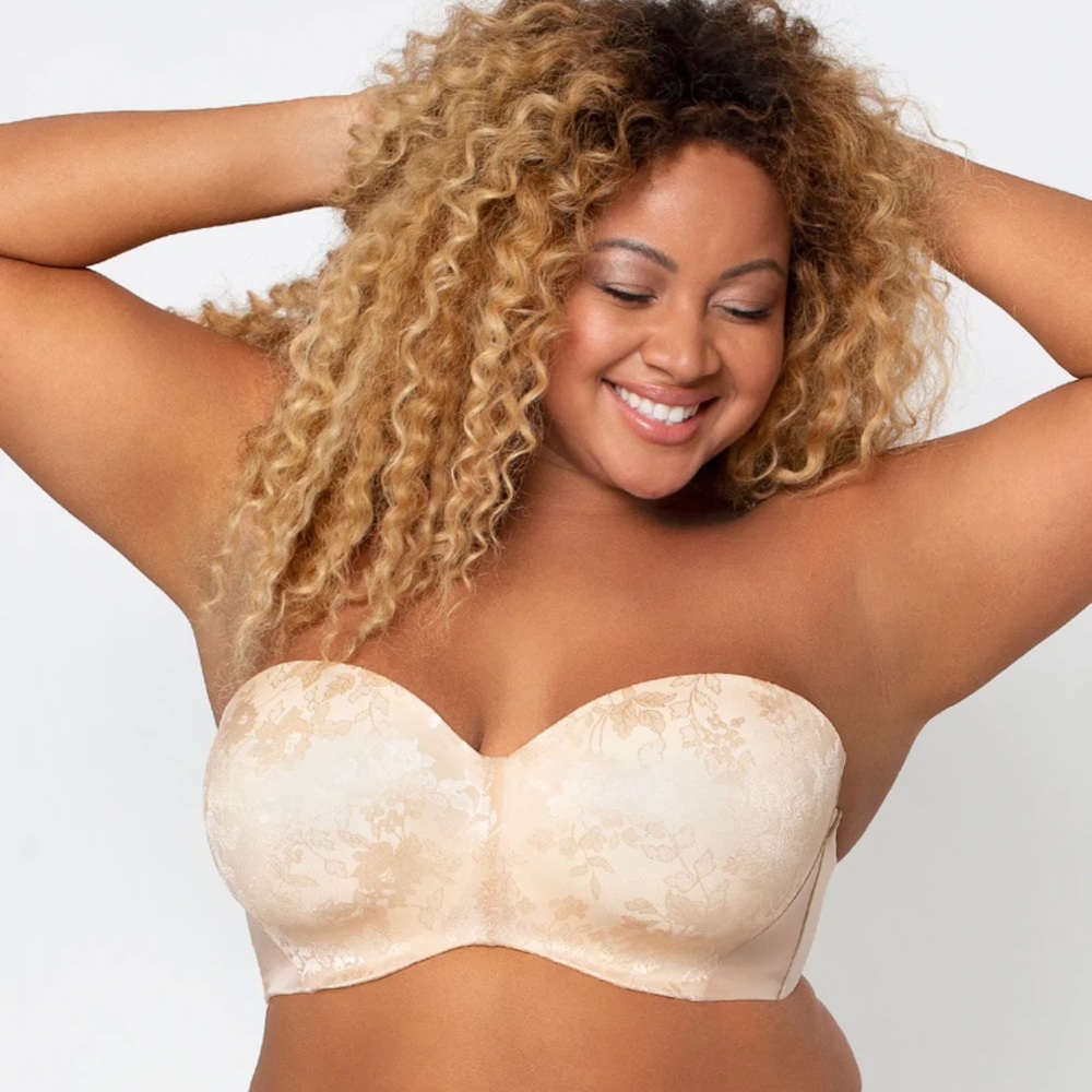 Curvy couture Strapless bra BRAND NEW 34H